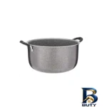 نمای کناری قابلمه عروس با درب فلزی و بدنه گرانیتی پروفایل و ساختار