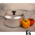 نمای کناری قابلمه آلومینیومی مدل روحی با روکش روی پروفایل و ساختار