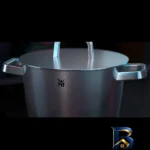 نمای کناری قابلمه دبلیو ام اف مدل Iconic با جنس استیل ضد زنگ پروفایل و ساختار