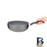 نمای کناری تابه وک عروس با روکش گرانیت و دسته باکالیت پروفایل و ساختار