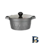 نمای کناری قابلمه تیتانیومی کاندید با در سوپاپ دار پروفایل و ساختار