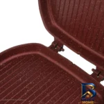 نمای کناری تابه رژیمی دوطرفه پیلو با دسته آهنربایی پروفایل و ساختار
