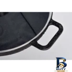 نمای کناری تابه نچسب یونیک با طراحی گرانیتی و دستگیره باکالیت پروفایل و ساختار