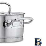 نمای کناری قابلمه استیل کرکماز با کیفیت عالی پروفایل و ساختار