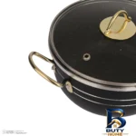 نمای کناری سرویس قابلمه 6 پارچه مدل 077 با طراحی مناسب پروفایل و ساختار