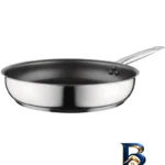 نمای کناری سرویس قابلمه و تابه استیل ۵ پارچه زیمنس کد HZ۹SE۰۳۰ اصل پروفایل و ساختار