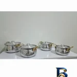 نمای کناری سرویس قابلمه 8 پارچه مدل عروس با کیفیت پروفایل و ساختار