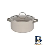 نمای کناری سرویس قابلمه و تابه گرانیت ۷ پارچه کرکماز مدل 2-2619 پروفایل و ساختار