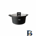 نمای کناری سرویس قابلمه و تابه گرانیت ۱۵ پارچه ماینز مدل R-۱۵ اصل پروفایل و ساختار