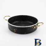 نمای کناری سرویس قابلمه و تابه گرانیتی 7 پارچه مدل زرنگار پروفایل و ساختار
