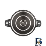 نمای کناری سرویس قابلمه و تابه گرانیتی ۸ پارچه مدل ملینا پلاس تیارا پروفایل و ساختار