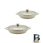 نمای کناری سرویس پخت و پز ۳۳ پارچه ایتالیاB ام جی اس کد 800185 پروفایل و ساختار