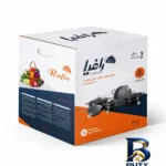 نمای کناری سرویس قابلمه و تابه گرانیت ۸ پارچه رافیا طرح موریس پروفایل و ساختار