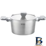 نمای کناری سرویس قابلمه و تابه استیل ۱۲ پارچه ام جی اس کد CWS۵۱۱۰ اصل پروفایل و ساختار