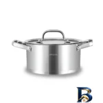 نمای کناری سرویس قابلمه و تابه استیل ۸ پارچه عرشیا مدل SS۰۱۴-۲۷۶۷ اصل پروفایل و ساختار