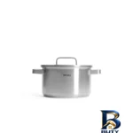 نمای پخته سرویس قابلمه استیل ۷ پارچه وول مدل ST-SET۰۰۲ اصل بافت برنج پخته