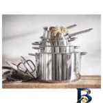 نمای کناری سرویس قابلمه 9 پارچه ایکیا مدل +365 پروفایل و ساختار