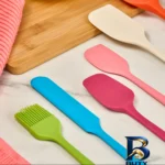 نمای پخته سرویس کفگیر سیلیکونی ۶ پارچه کاراجا مدل Lively بافت برنج پخته