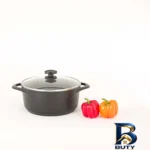 نمای کناری قابلمه گرانیتی عروس مدل ویکتوریا با روکش باکیفیت پروفایل و ساختار