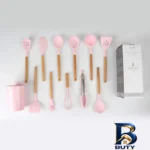نمای کناری سرویس کفگیر و ملاقه ۱۲ پارچه کیچن ست مدل UNT۴۵ اصل پروفایل و ساختار