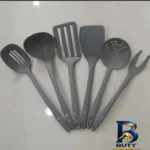نمای کناری سرویس ملاقه و کفگیر 6 پارچه مدل نسوز پروفایل و ساختار