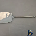 نمای پخته سرویس استیل کفگیر و ملاقه ۲ پارچه جی فی نی مدل 208 بافت برنج پخته