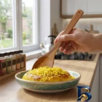 نمای کناری سرویس کفگیر چوبی ۲ پارچه مدل میدلارج پروفایل و ساختار