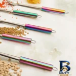 نمای کناری سرویس ملاقه و کفگیر 5 پارچه کاراجا مدل Pop-Up پروفایل و ساختار