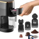 نمای کناری قهوه ساز سنکور مدل SCC 3000BK پروفایل و ساختار