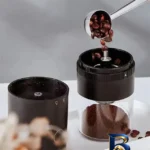 نمای کناری آسیاب قهوه شارژی مدل gel۳۰ اصل پروفایل و ساختار