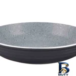 نمای کناری تابه گرانیت عروس با روکش ضدچسب و دسته باکالیت پروفایل و ساختار
