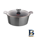 نمای کناری قابلمه کاندید مدل اسکار با روکش بایو گرانیت پروفایل و ساختار