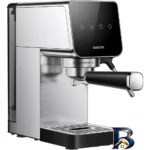 نمای کناری اسپرسو ساز شیائومی مدل semi automatic با ظرفیت 900 میلی لیتر پروفایل و ساختار
