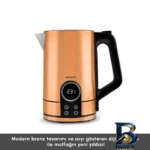 نمای در اتاق کتری برقی کاراجا مدل Series ۲۳۰۳ Inox Su Isıtıcı Md-۳۵۷T گنجایش ۱.۷ لیتر اصل سبک دیواری و مرجع اندازه