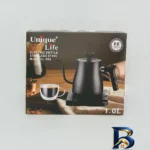 نمای کناری کتری برقی یونیک لایف مدل UL _562 با طراحی مدرن پروفایل و ساختار