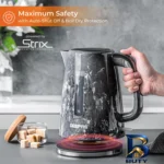 نمای کناری کتری برقی جی پاس مدل GK۳۸۰۶۷UK-BK اصل پروفایل و ساختار
