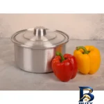 نمای کناری قابلمه آلومینیومی روحی با کیفیت بالا پروفایل و ساختار