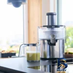 نمای کناری آبمیوه گیری ۱۰۰۰ وات براون مدل SJ۷۰۰۰ اصل پروفایل و ساختار