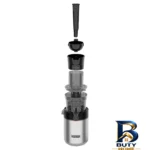 نمای کناری آبمیوه گیری سنکور مدل SSJ 8050SS با طراحی مدرن پروفایل و ساختار