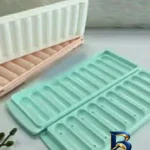 نمای کناری قالب یخ مدل کپسول با طراحی خاص پروفایل و ساختار