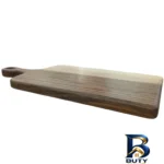 نمای کناری تخته گوشت مدل Walnut با طراحی مستطیل پروفایل و ساختار