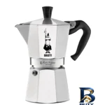 نمای کناری قهوه ساز بیالتی مدل موکا اکسپرس 4Cups A با کیفیت پروفایل و ساختار