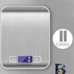 نمای کناری ترازوی آشپزخانه مدل ۱۰KG-۱G Stainless Steel اصل پروفایل و ساختار