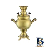 نمای پخته سماور زغالی عبدی مدل کلاسیک با گنجایش 2.5 لیتر بافت برنج پخته