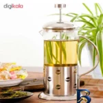 نمای کناری قهوه ساز فرنچ پرس با کد 1000001112 پروفایل و ساختار