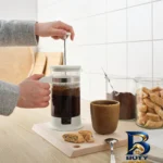 نمای کناری فرنچ پرس ایکیا مدل upphetta با طراحی زیبا پروفایل و ساختار