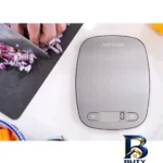 نمای کناری ترازوی آشپزخانه نوتریکوک مدل KT۶۲۰ اصل پروفایل و ساختار