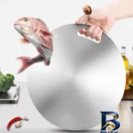 نمای کناری تخته گوشت مدل استیل گرد اصل پروفایل و ساختار