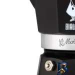 نمای کناری قهوه ساز بیالتی مدل موکا اکسپرس 3Cups B با کیفیت پروفایل و ساختار