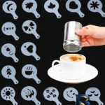 نمای کناری شابلون تزئینی قهوه کد A۱ مجموعه ۸ عددی اصل پروفایل و ساختار